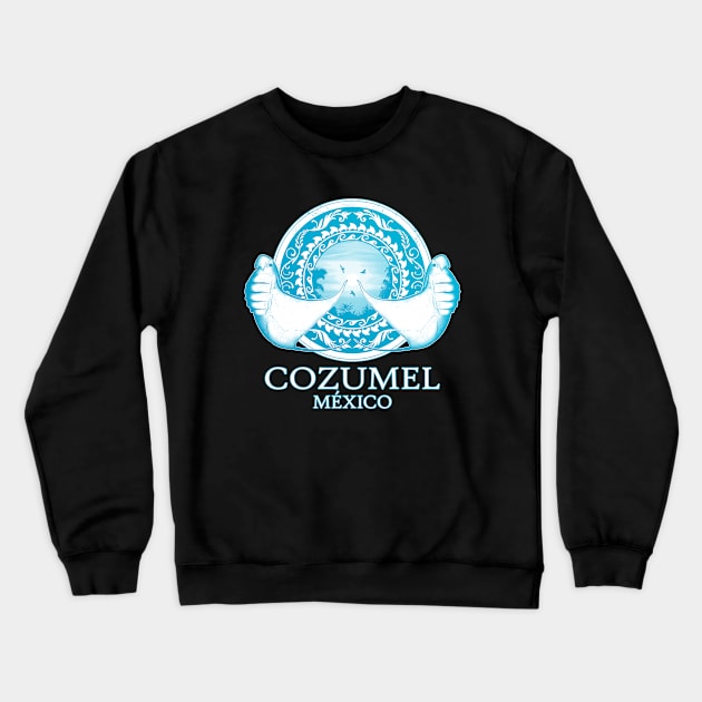 Manta Rays Cozumel Mexico Diving Crewneck Sweatshirt by NicGrayTees